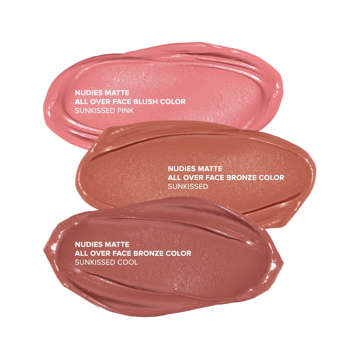 SUNKISSED BLUSH & BRONZE 3 PC MINI NUDIE KIT (SET DE BRONCEADORES PARA ROSTRO)